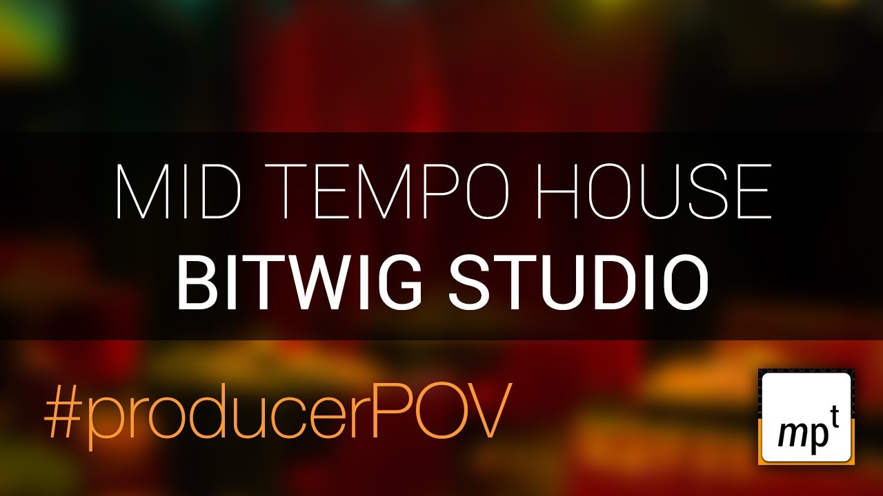 Bitwig Studio #producer POV   mid tempo jazz house jam - Track Idea From Scratch