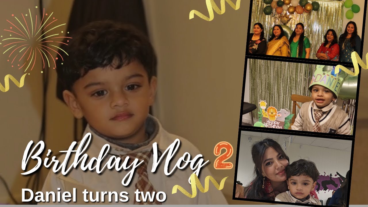 •	“Daniel Turns 2!  Birthday moments | Cake, Balloons & Big Smiles 🎂🎈”