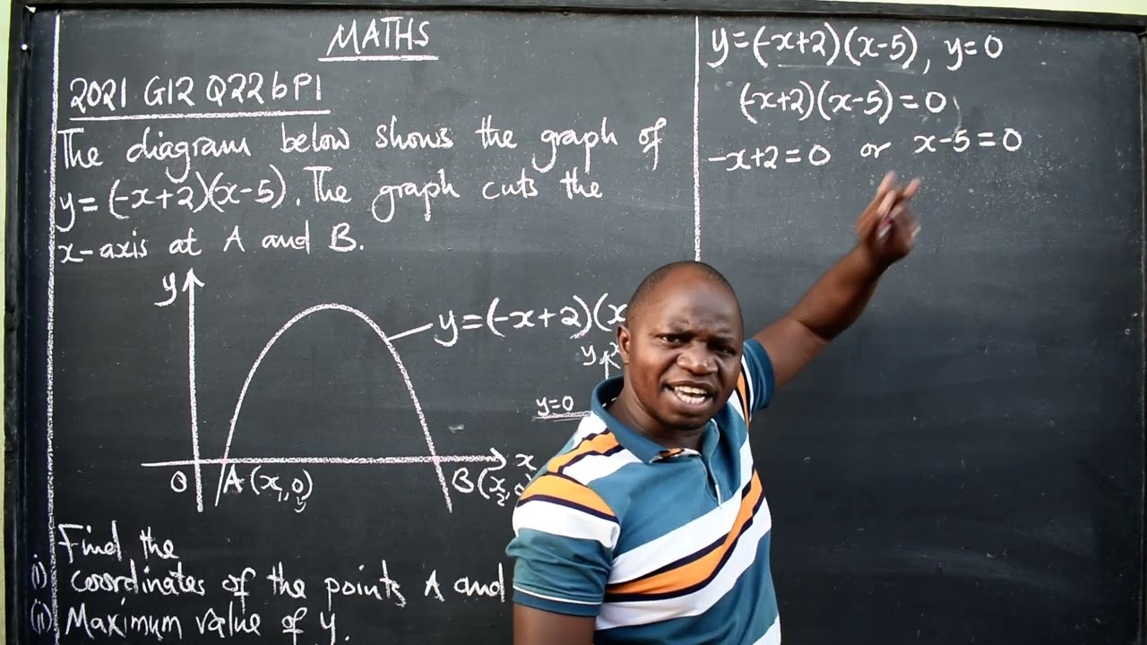 MATHS  2021 G12 Q22B P1