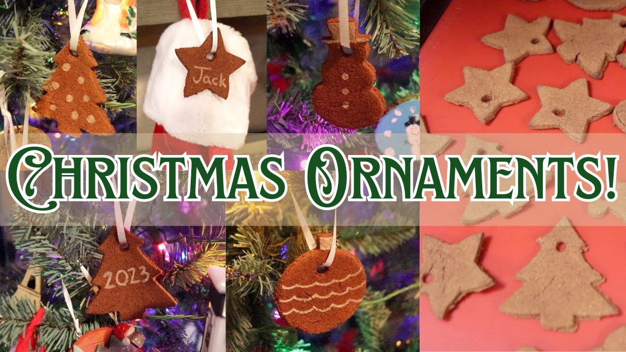 DIY CINNAMON ORNAMENTS | EASY HOMEMADE CHRISTMAS DECOR