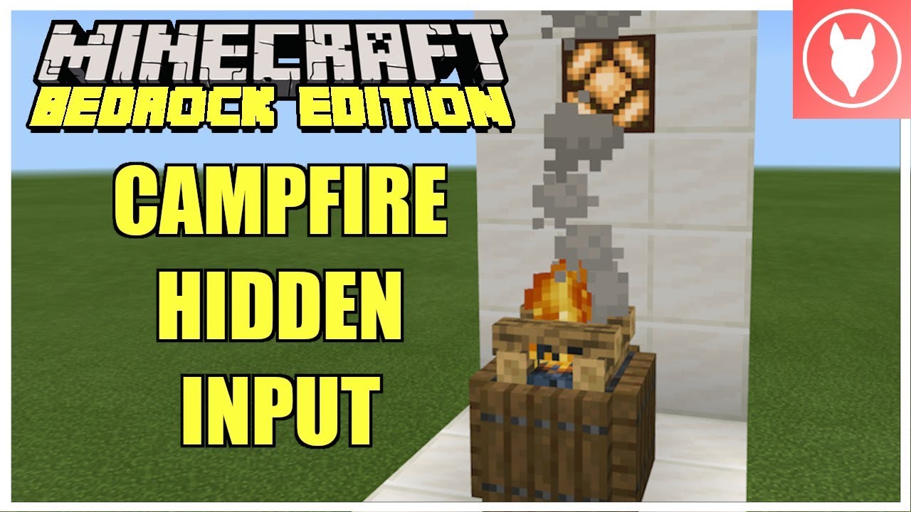Minecraft Bedrock - Campfire Hidden Input Tutorial [T Flip Flop] ( Xbox/MCPE/Windows 10/Switch )