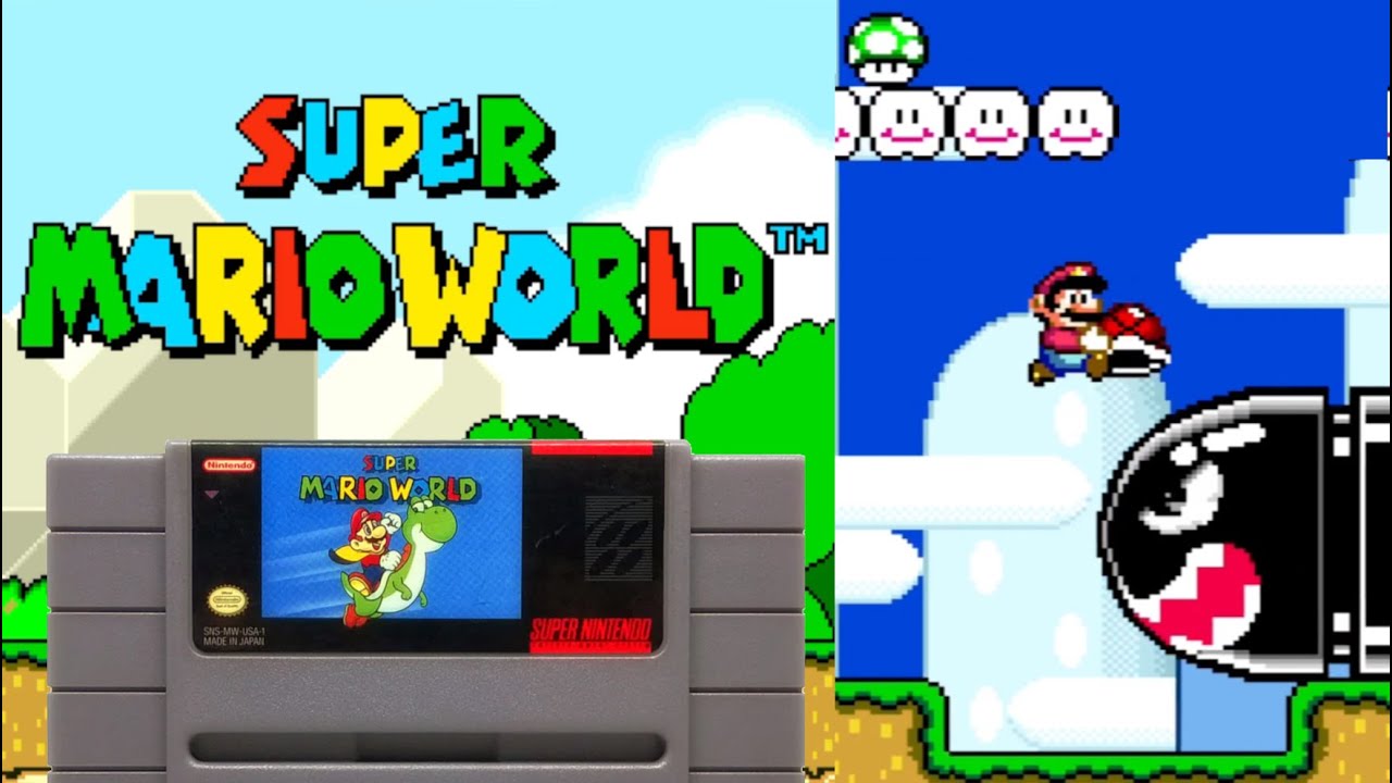 Super Mario World (Nintendo, 1991) - SNES Gameplay HD