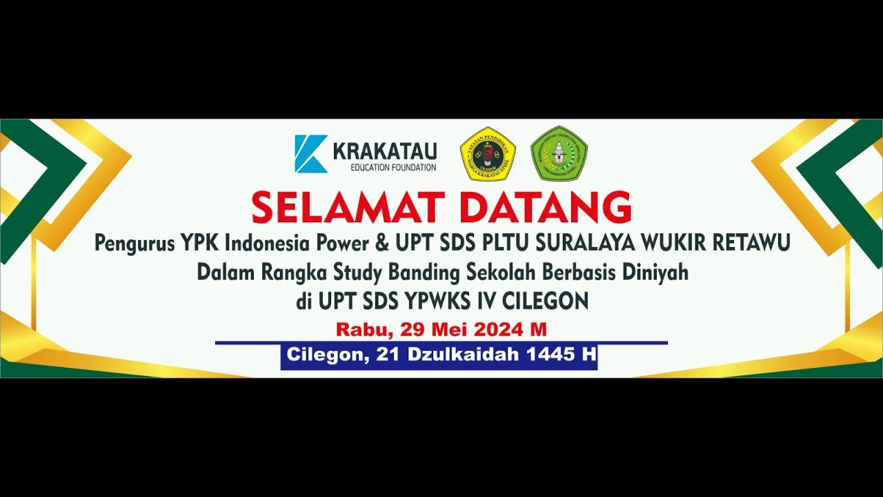 KUNJUNGAN STUDI BANDING SDS PLTU SURALAYA WUKIR RETAWU KE SDS YPWKS IV CILEGON TAHUN 2024