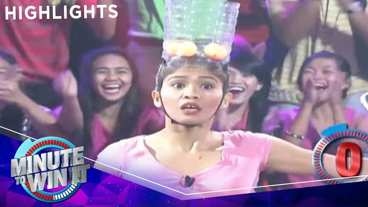 Melai, nag-buzzer beater para sa P150,000! | Bucket Head | Minute To Win It