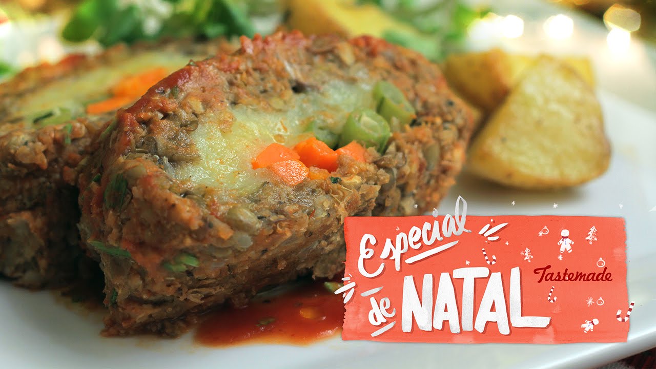 Rocambole de Lentilha | Especial de Natal