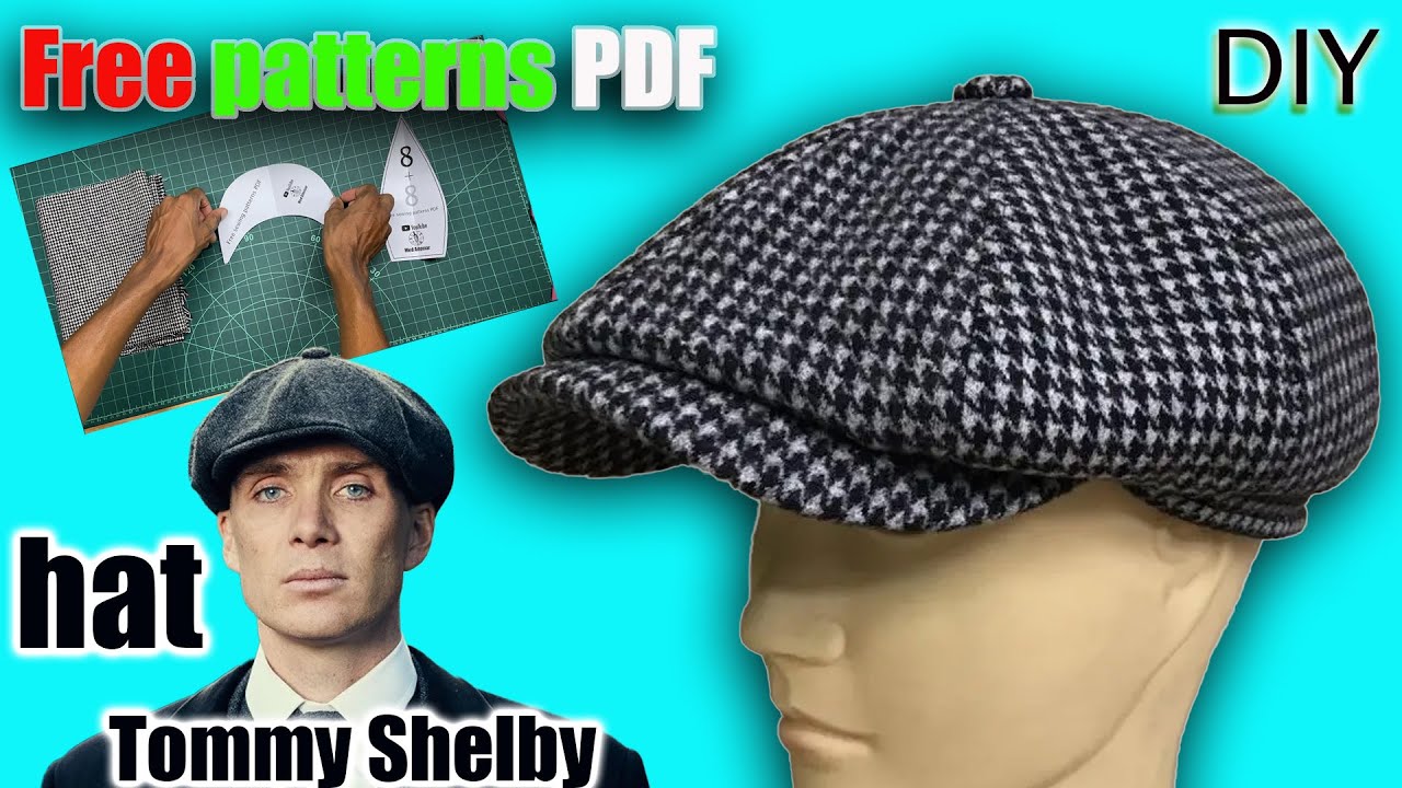 DIY Tommy Shelby Peaky Blinders Hat | Sewing Tutorial Step by Step