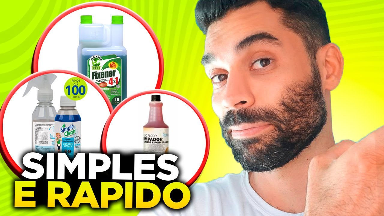 A melhor forma de diluir produtos de limpeza