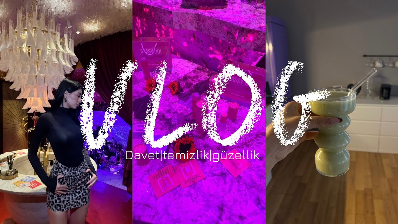 Vlog : Davete hazırlanıyoruz 🎀 |Ev hallerim |temizlik yapıyoruz 🧼