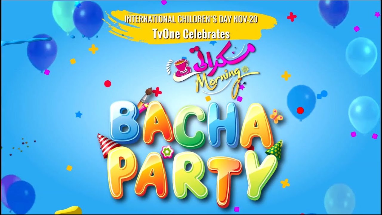Muskurati Morning | Bacha Party | Promo | TV One