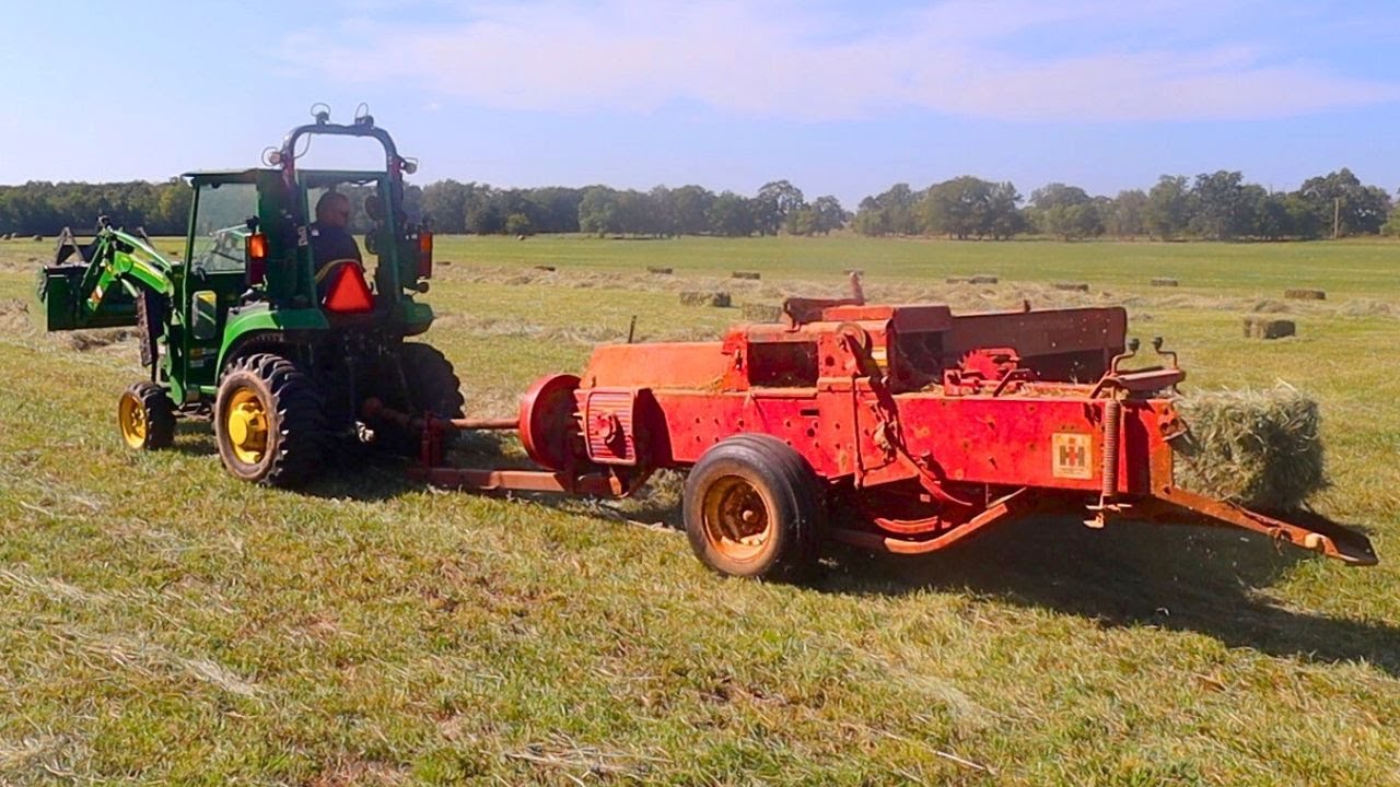 Can a Compact Tractor Handle an Old Square Baler?