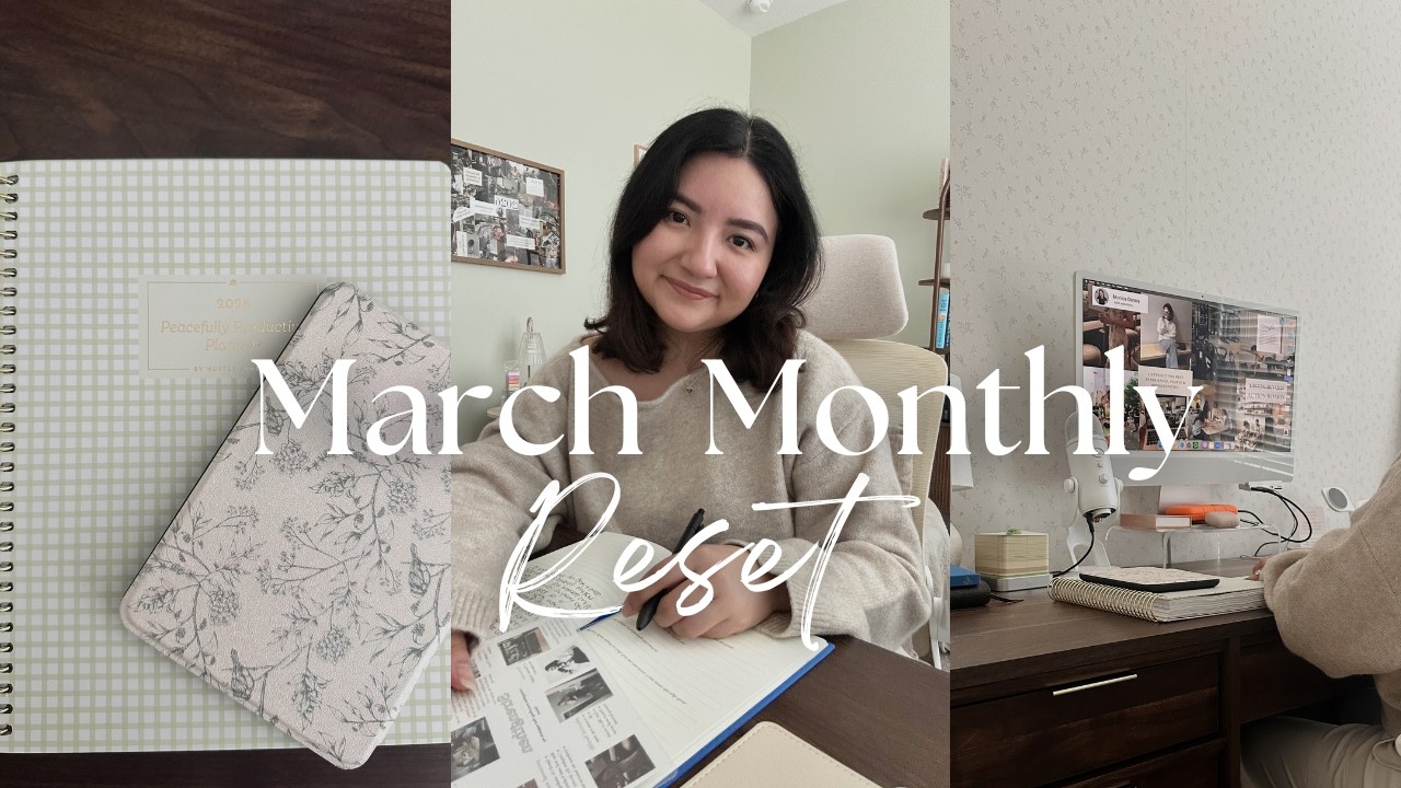 Goals are meant to be adjusted | March Monthly Reset Routine
