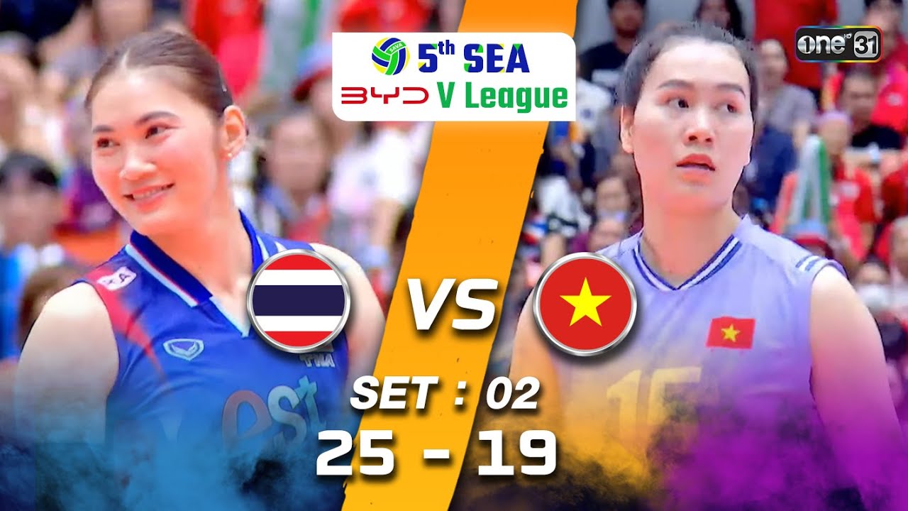 Thailand 🇹🇭 vs Vietnam 🇻🇳 | Highlight (SET 2) | 3 ส.ค. 68 | SEA V.League