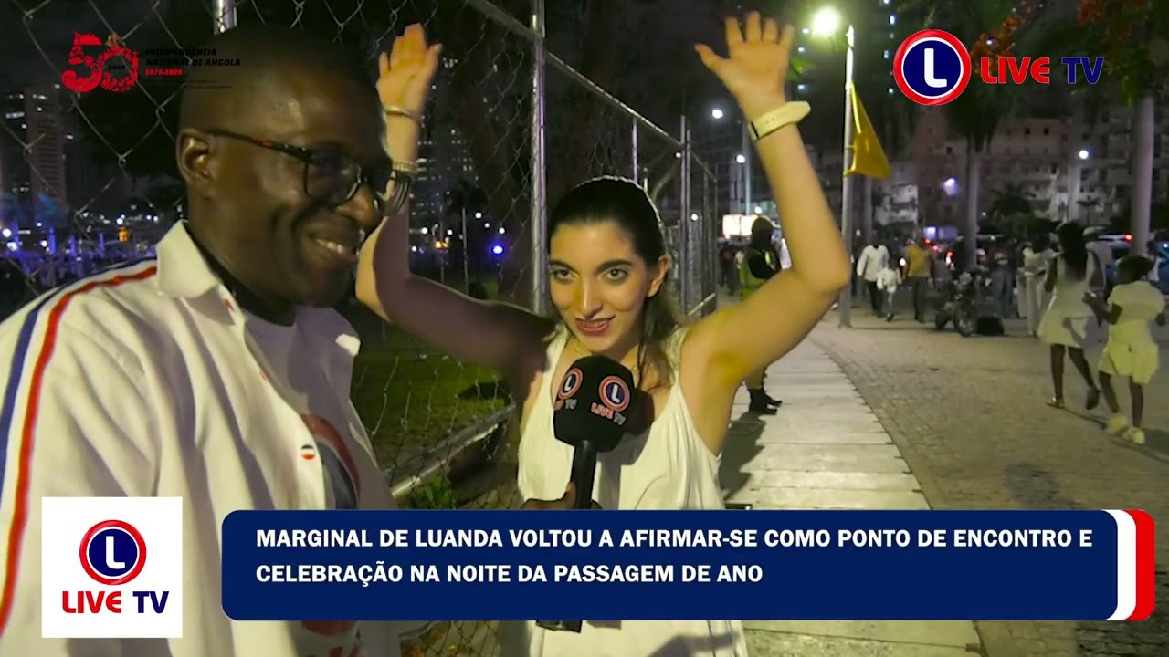 MARGINAL DE LUANDA VOLTOU AFIRMAR-SE COMO PONTO DE ENCONTRO E CELEBRAÇÃO NA NOITE DA PASSAGEM DE ANO