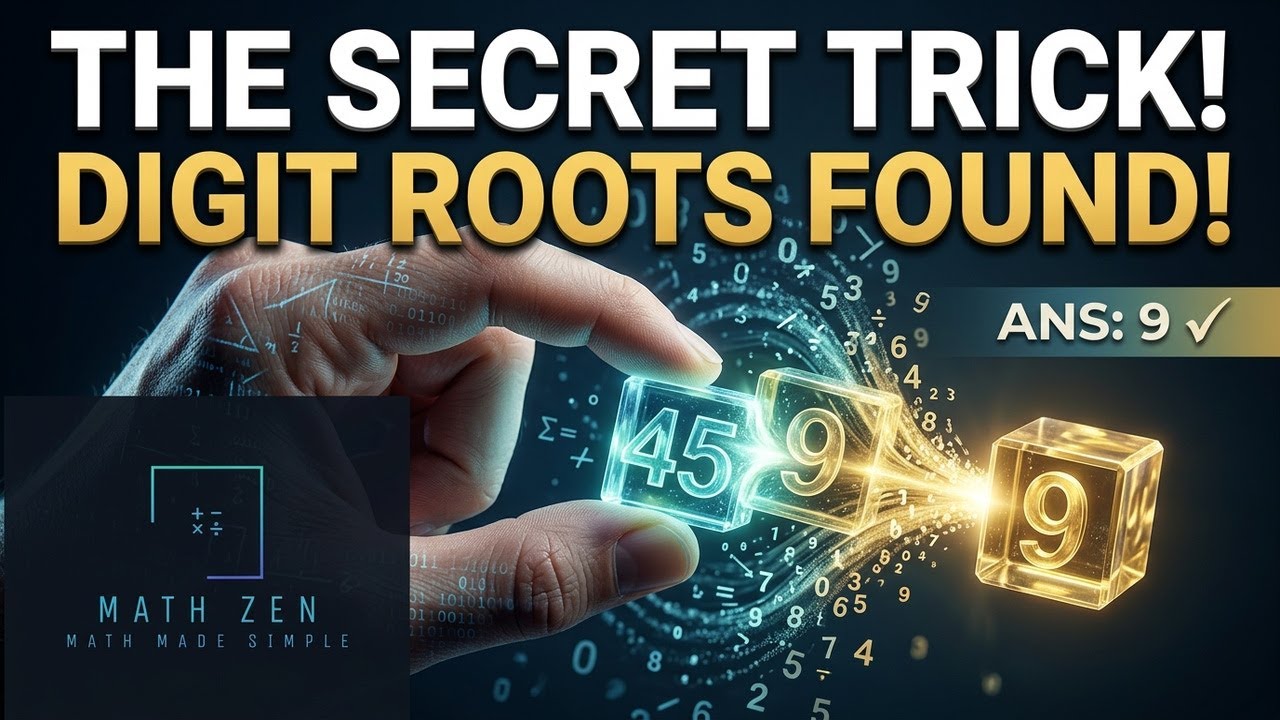 Digit Root Trick | Find the Answer in Seconds
