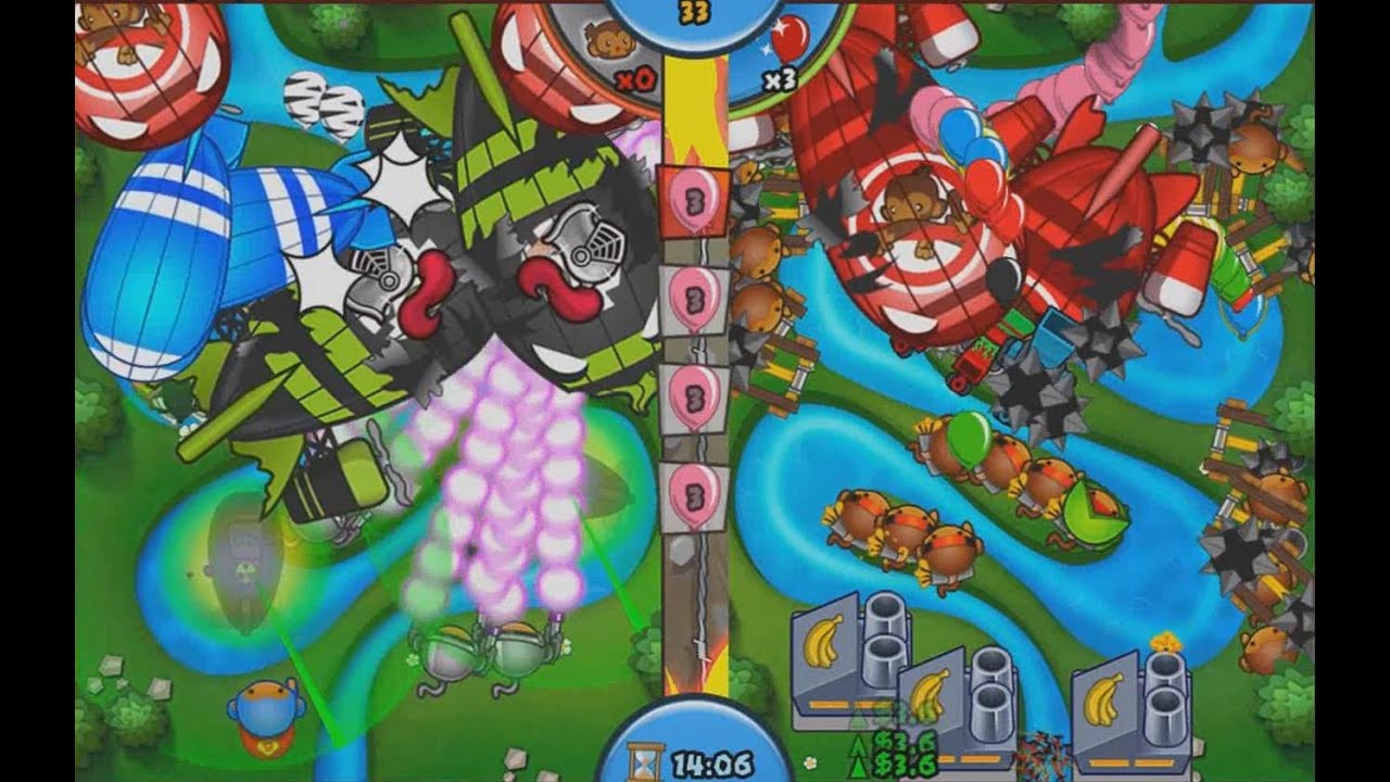 BTD Battles - Moab Pit - Extreme Arena Late Game!