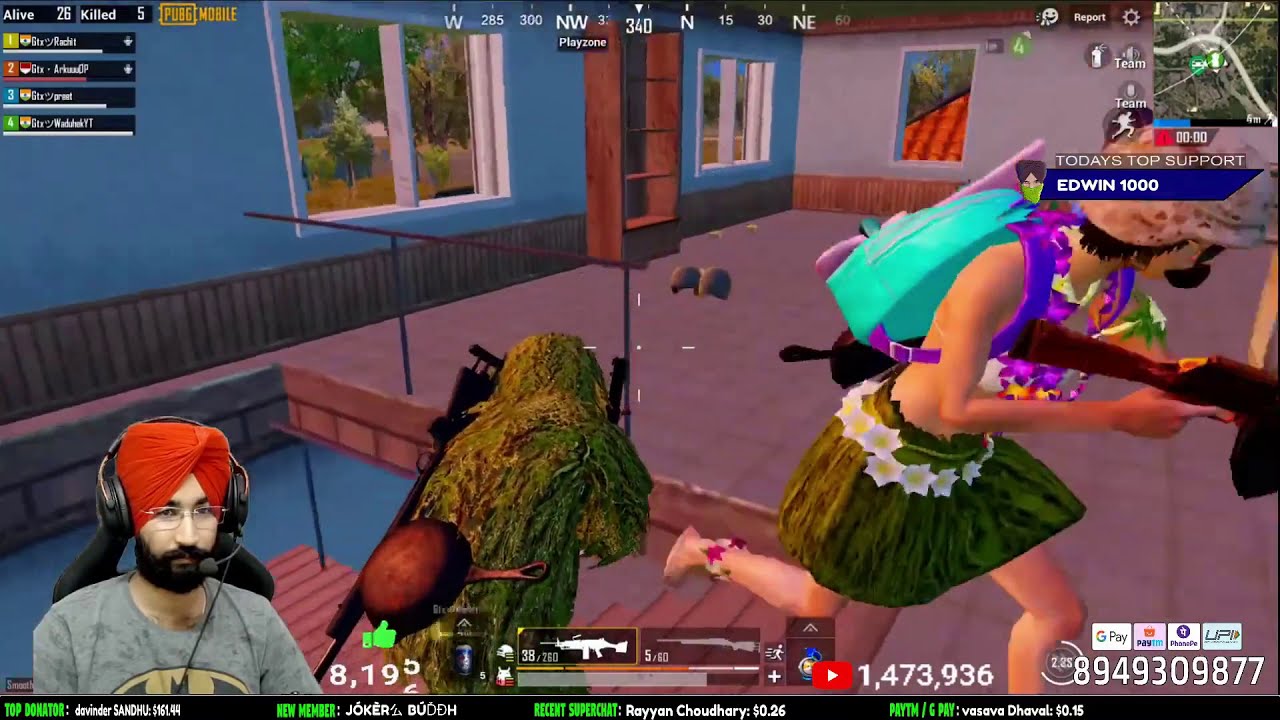 M249 FULL RUSH 39 KILLS FT. WADU + ARK + TICHITH