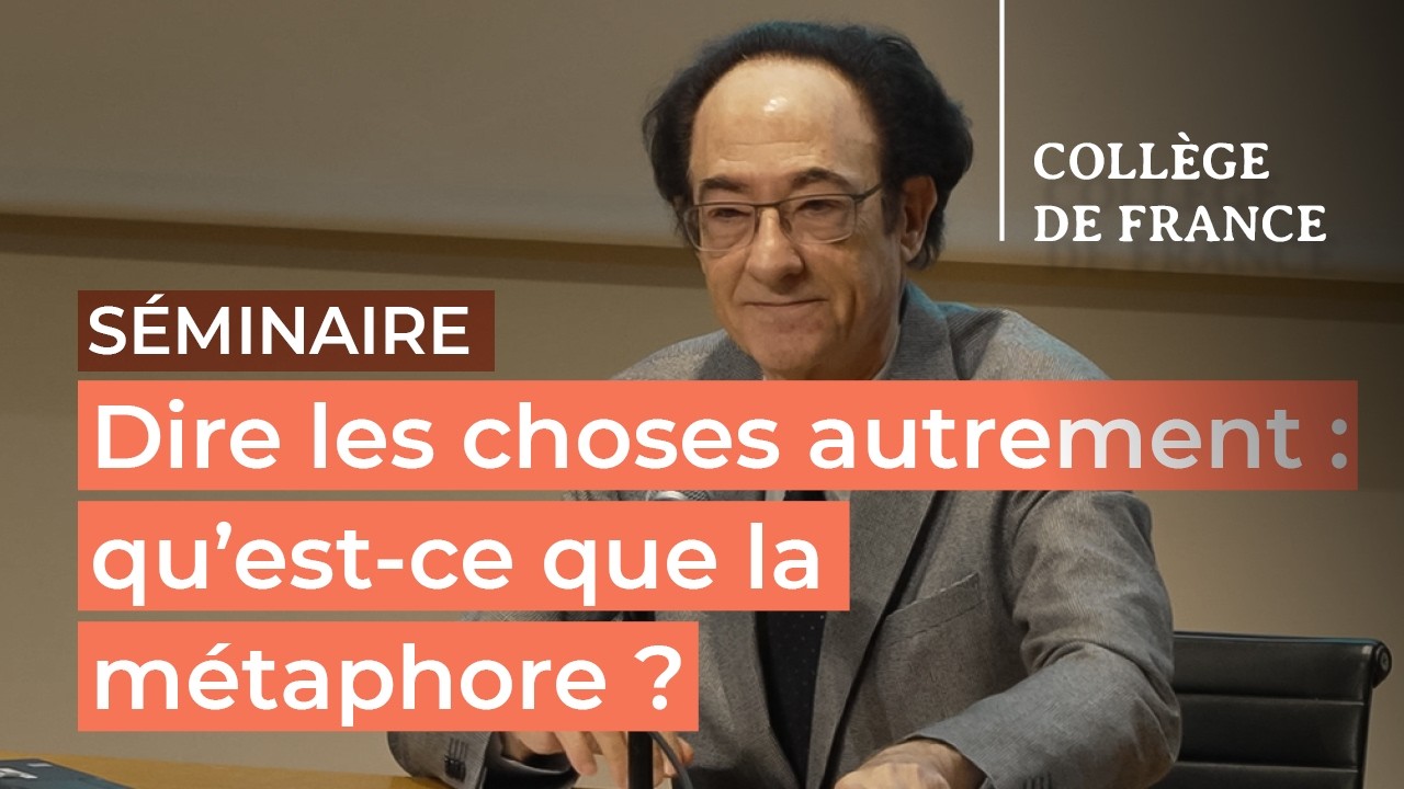 Dire les choses autrement : qu'est-ce que la métaphore ? (1) - Dario Mantovani (2025-2026)