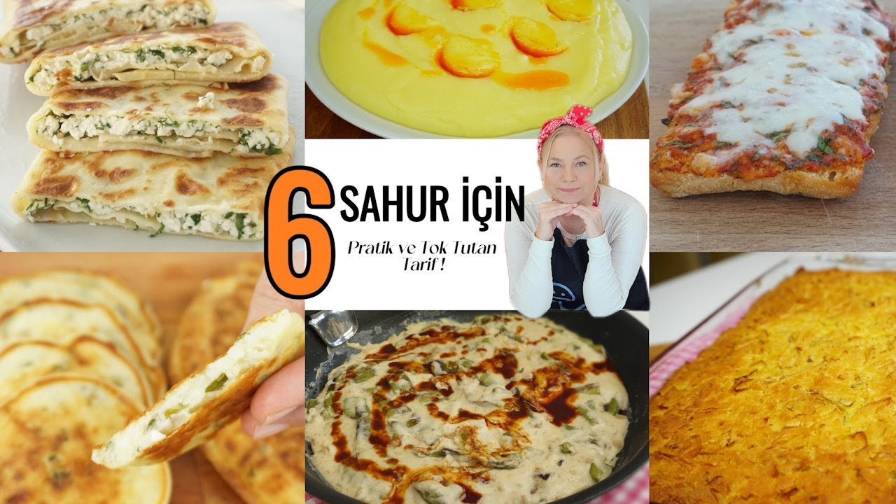 Sahur İçin 6 Pratik ve Tok Tutan Tarif! Şipşak Hazır!