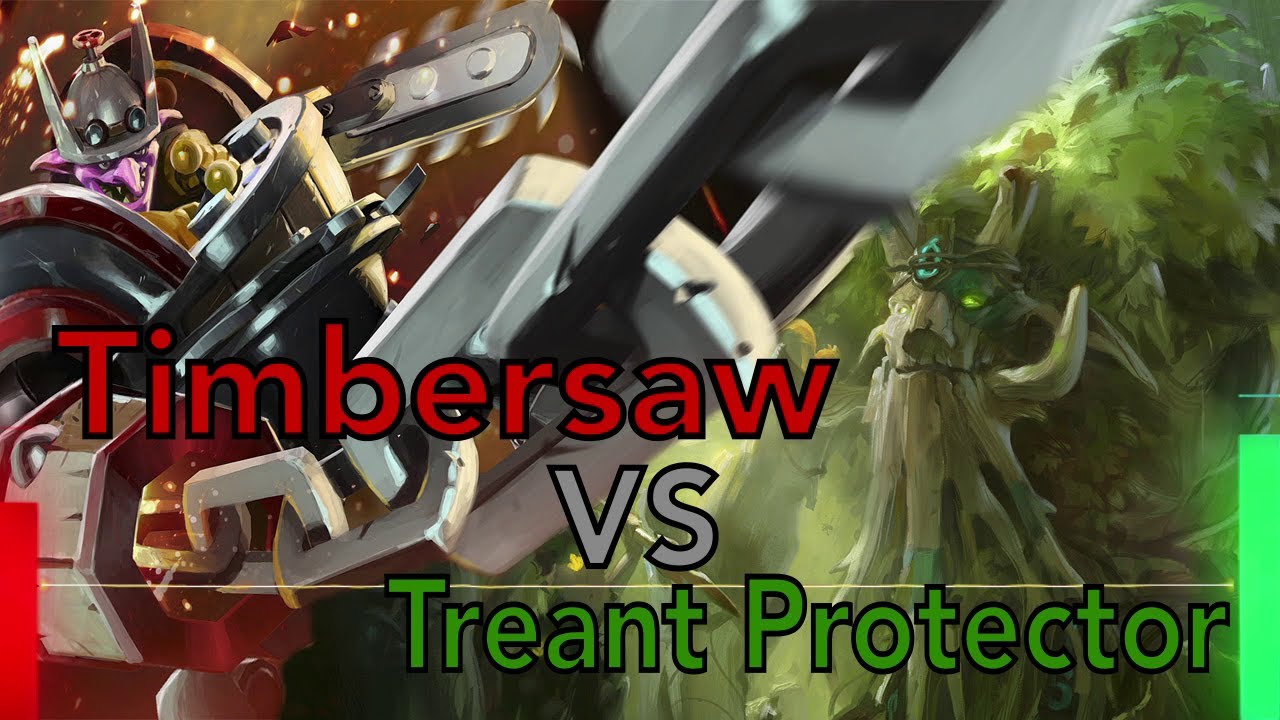 DOTA 2 Rap Battle. Timbersaw VS Treant Protector!
