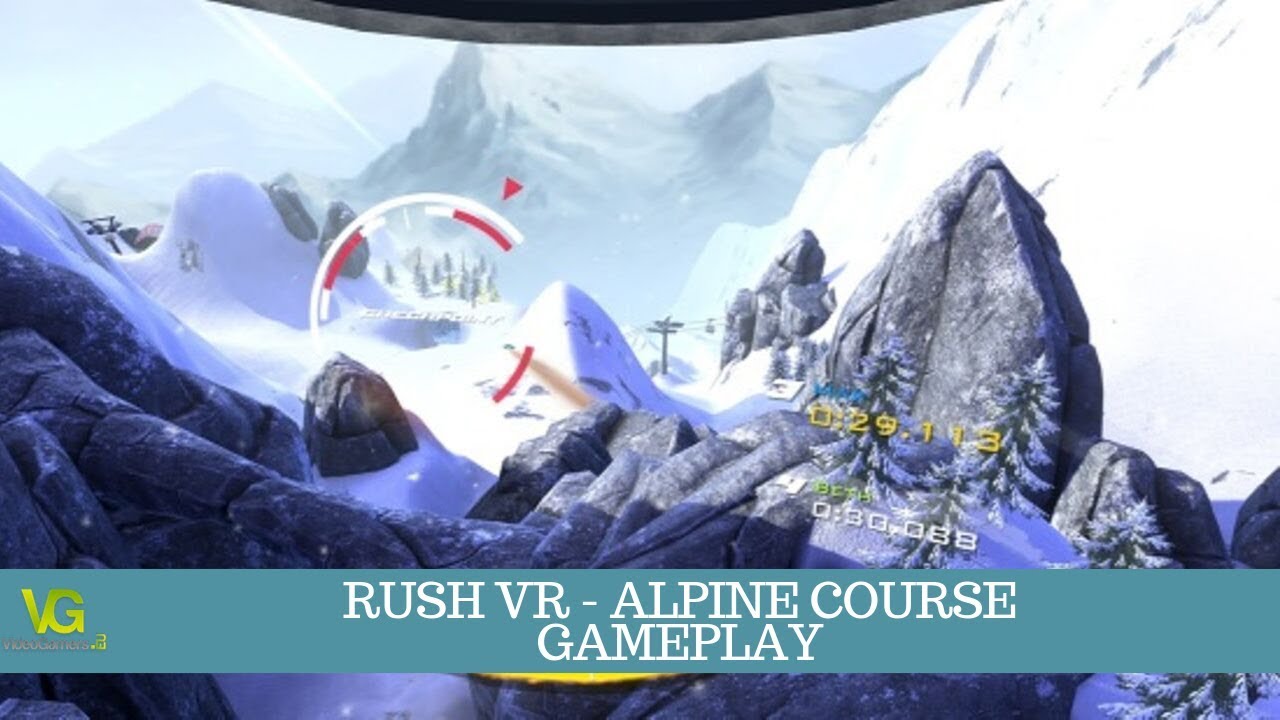 RUSH VR - PlayStation VR | Alpine Course 1080p60 Gameplay | No Commentary