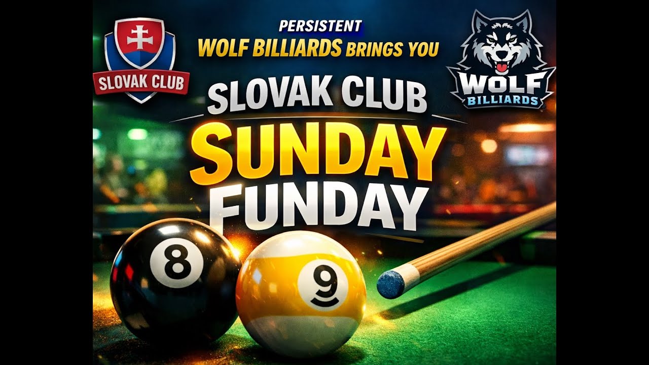 Sunday Funday Pool 🎱 | Live from the Slovak Club