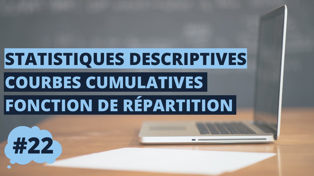 Courbes cumulatives et fonctions de répartition [Polygone des fréquences] - statistiques 1
