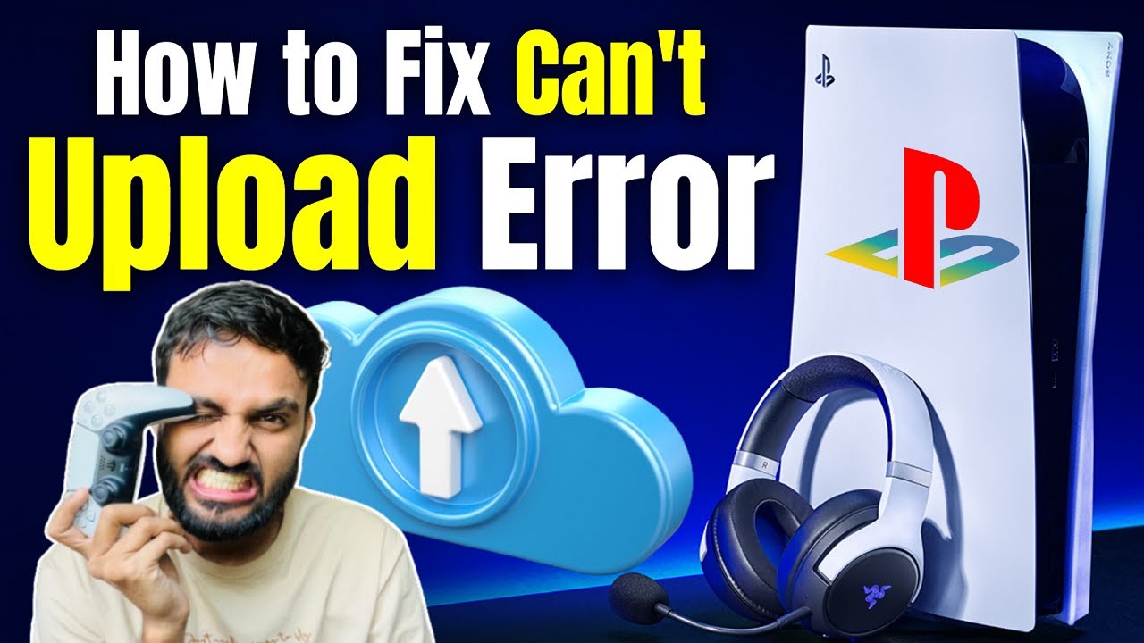 How to Fix Can't Upload Error on PS5 | Enable Auto Upload on PS5