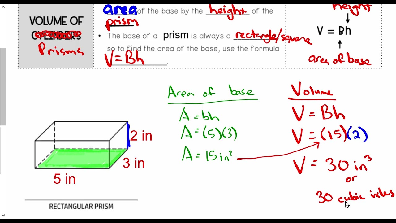 8G   Lesson 8-1 Volume of Prisms