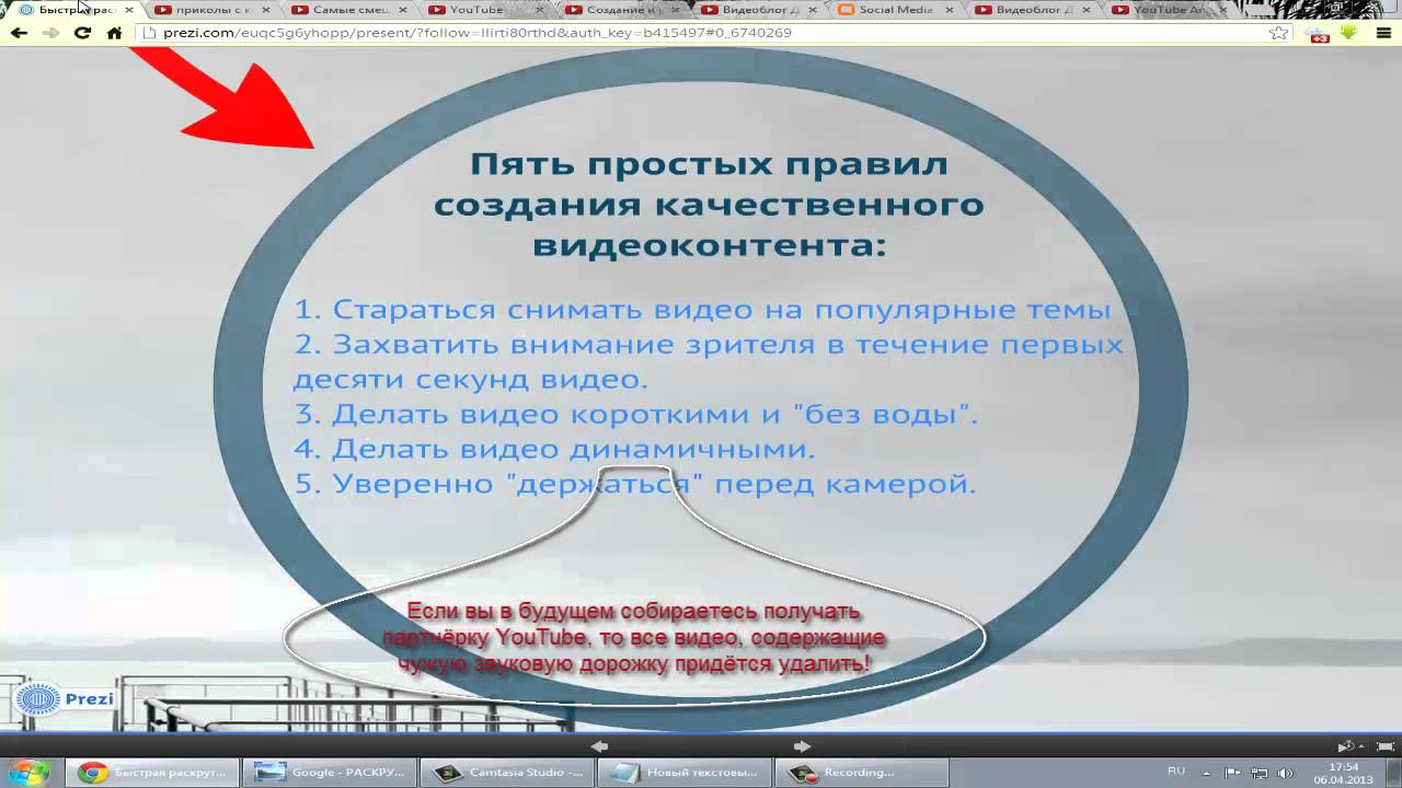 Быстрая раскрутка видео на YouTube