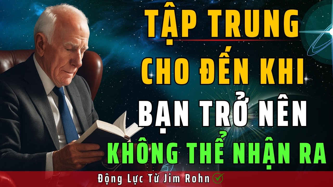 Hãy Tập Trung Cho Đến Khi Bạn Trở Nên Không Thể Nhận Ra | Động Lực Từ Jim Rohn