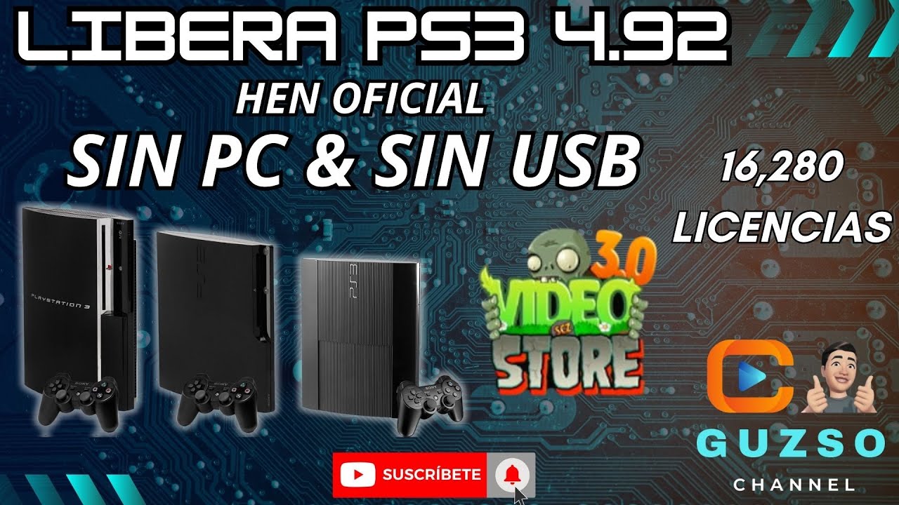 Libera tu PS3 4.92 sin PC y sin USB (Nuevo método en la descripción y comentario fijado) 