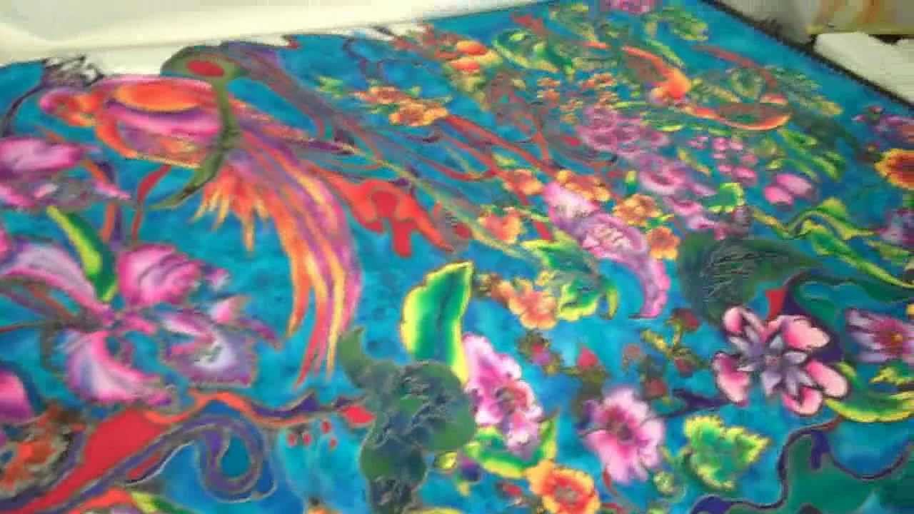 Silk painting online art classes by Barbara Gabogrecan Join Now