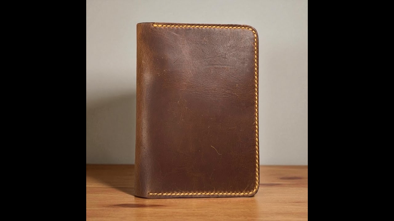Making Handmade Leather Field Notes Wallet