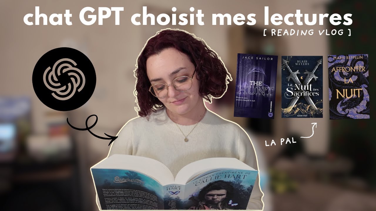 ChatGPT choisit mes lectures pendant une semaine 🤖📚 nouveau coup de coeur, romance d'halloween...