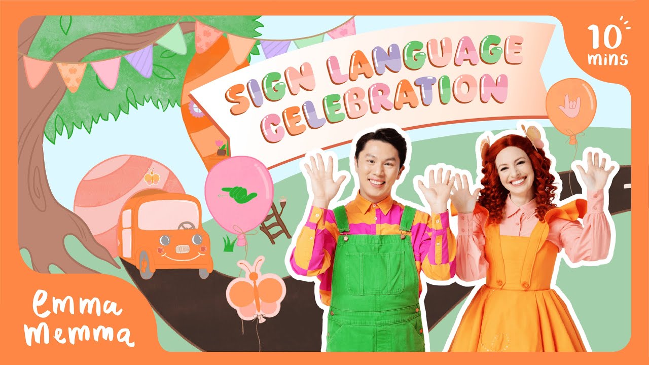 Emma Memma: Sign Language Celebration! 🤟 International Day of Sign Languages #kids #learning #auslan
