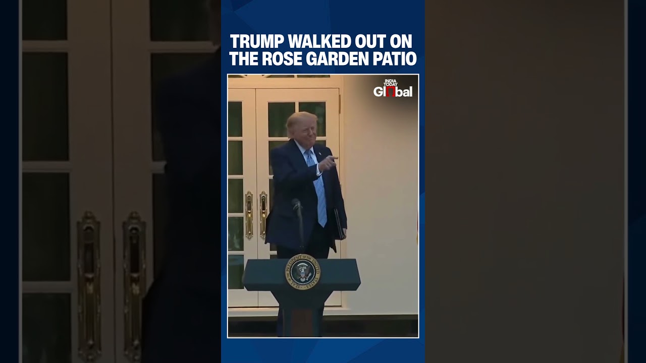 Trump's Rose Garden Moment: 'God Bless the USA' Blasts as Outdoorsmen Join Him