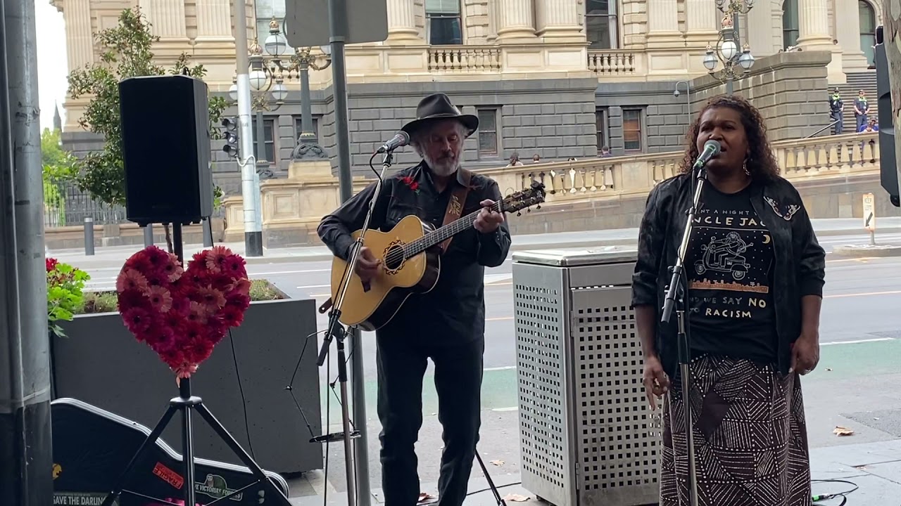 Shane Howard, GOANNA & Emma Donovan perform 'SOLID ROCK'. LIVE. 07 March 2021 MELBOURNE AUSTRALIA