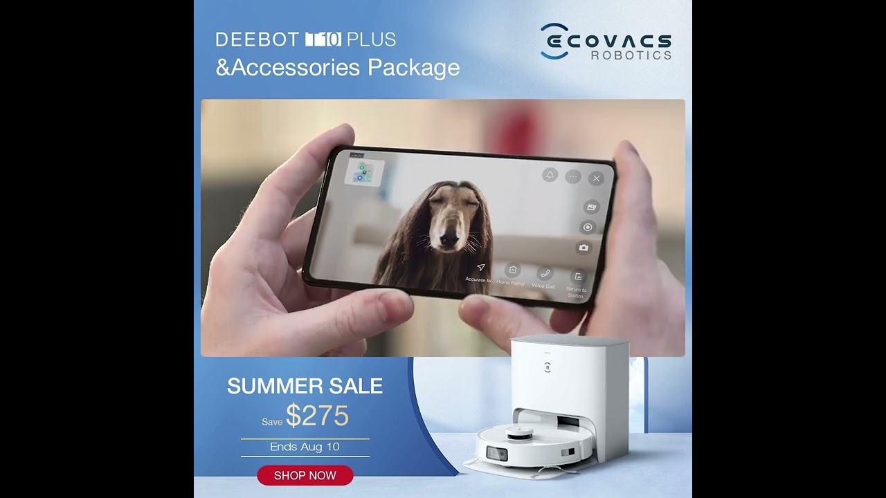 ECOVACS DEEBOT T10 PLUS