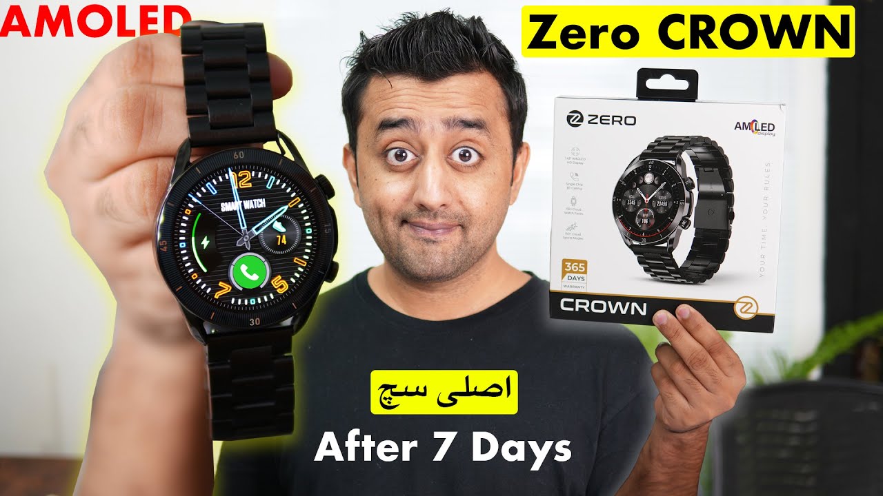 i Tested Zero Lifestyle Crown Smartwatch 🤔  Ultra AMOLED Display - Asli Such