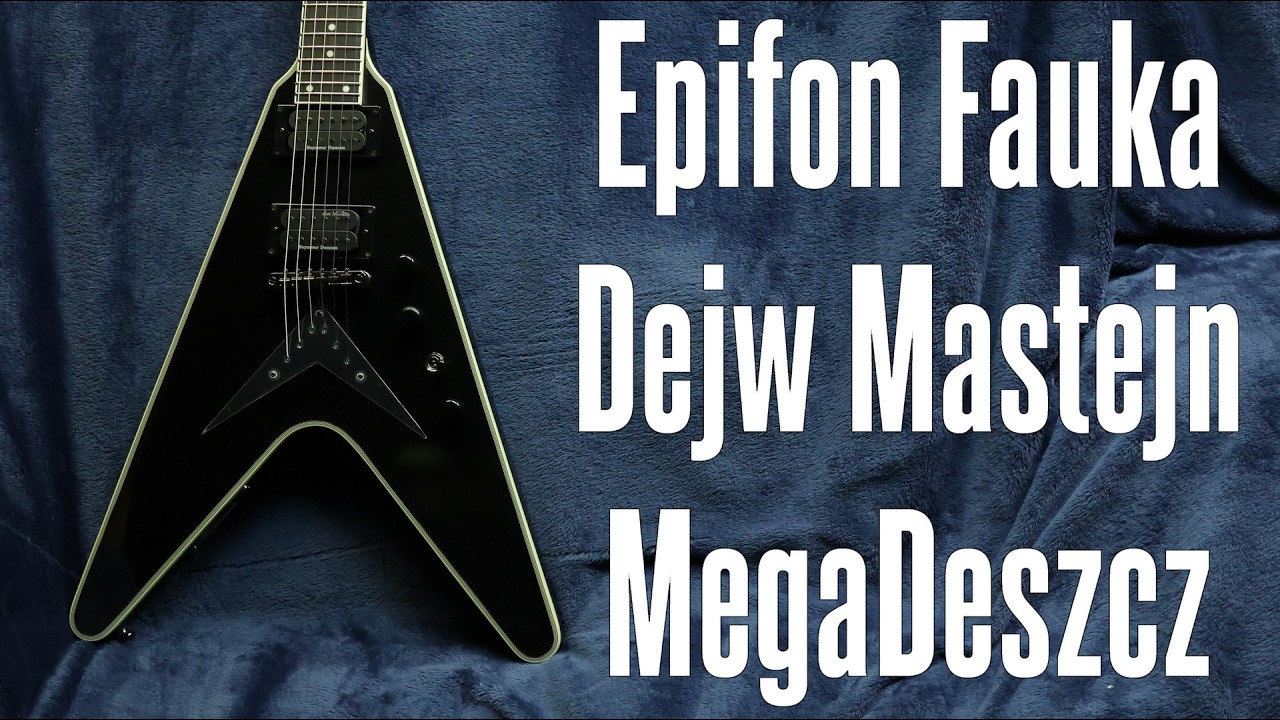 Epiphone Dave Mustaine Flying V Custom  - Thrash or Die - FOG