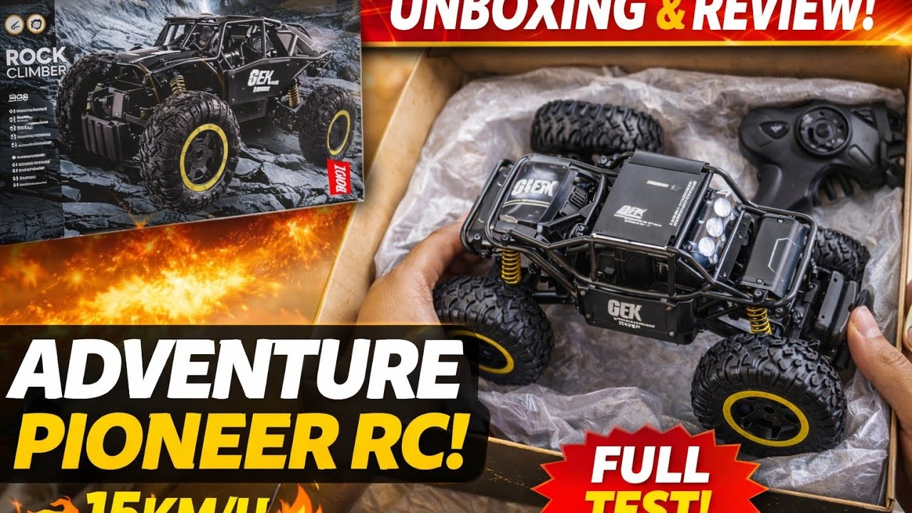🔥 Adventure Pioneer RC Rock Climber – Full Unboxing & Review! 🔥