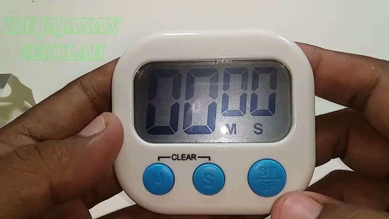 Cara setting kitchen timer || timer dapur
