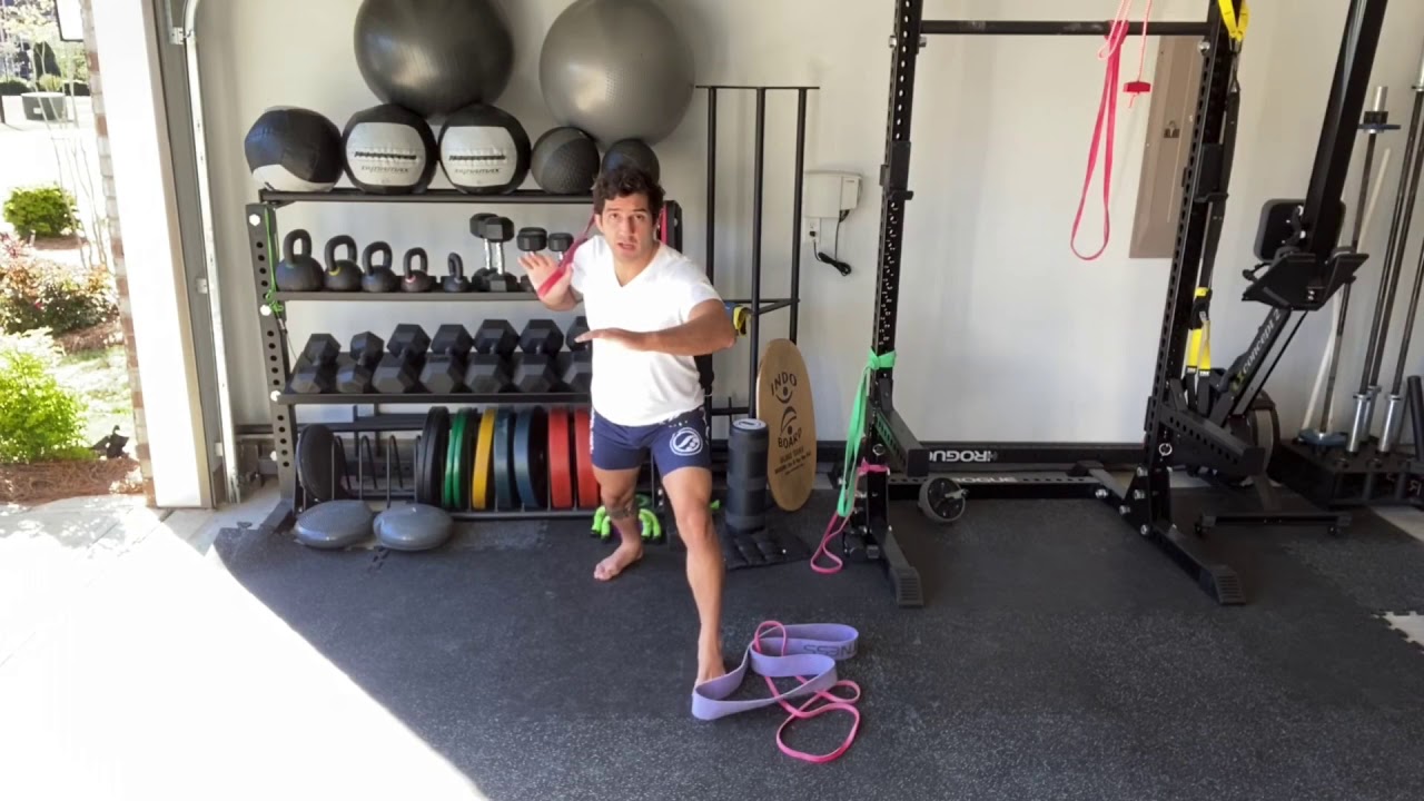 Resistance band workout for jiu jitsu by Lucas Lepri