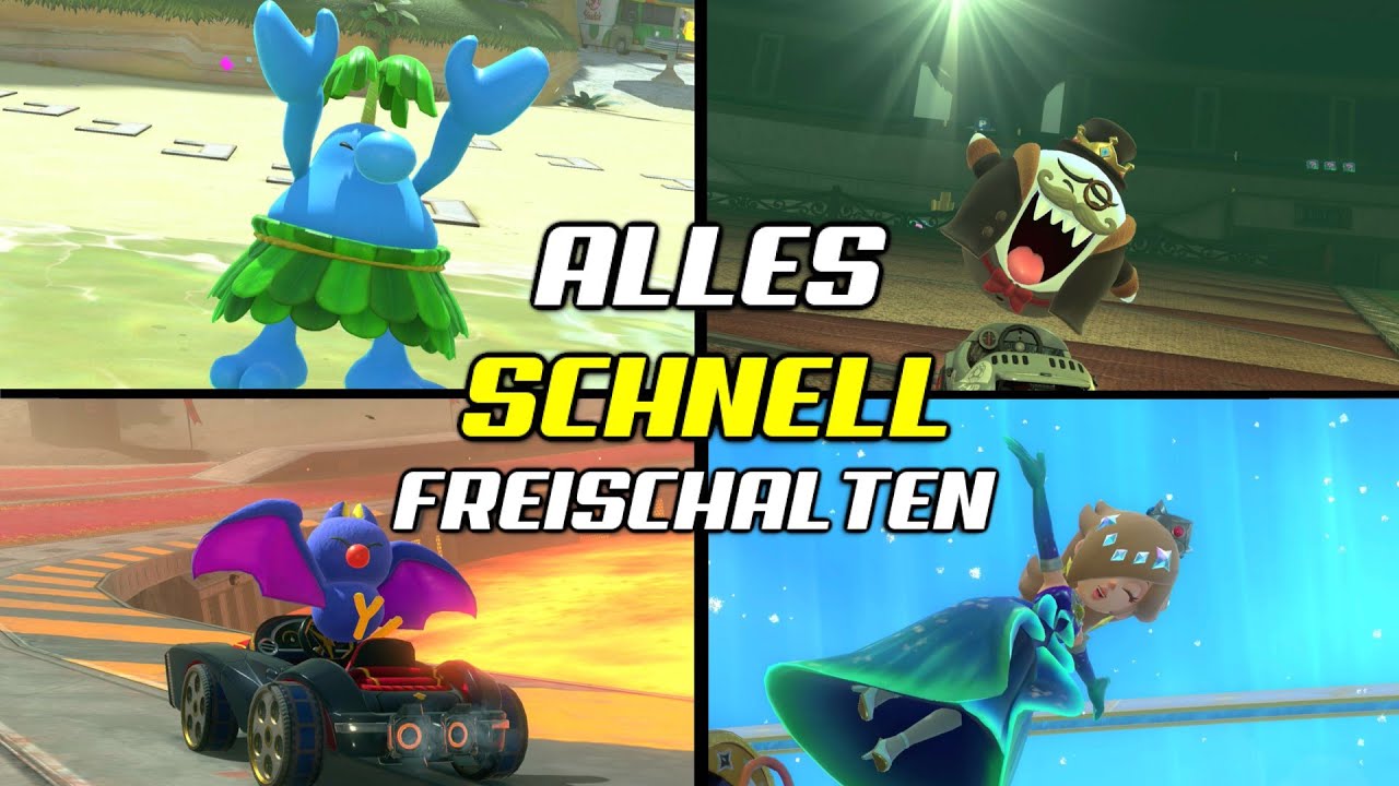 Die SCHNELLSTE Methode um ALLES in Mario Kart World FREIZUSCHALTEN