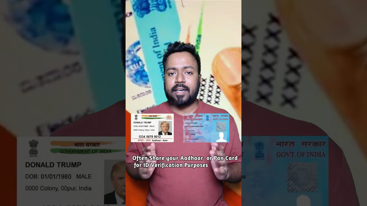 Scam Alert🚨: Aadhaar & PAN Card Misuse Leading to Tax Notices! #cybersafety #scam #cybercrime