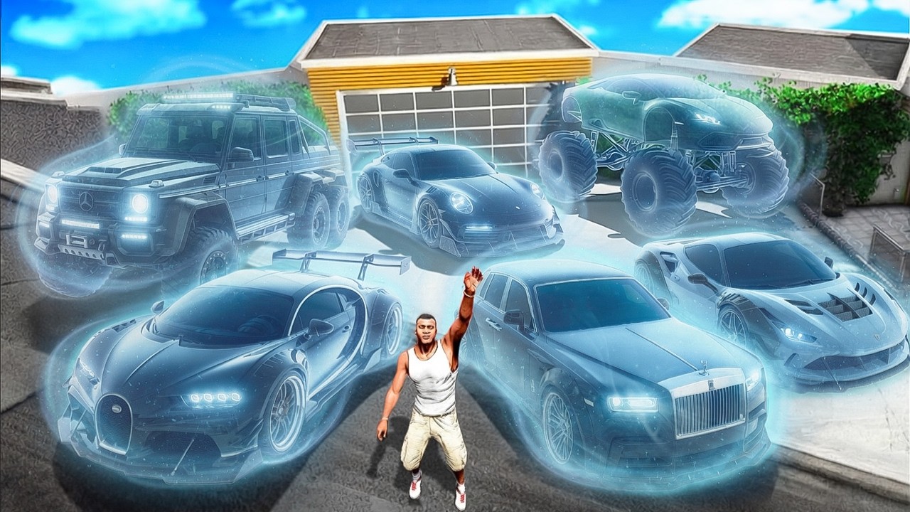 Collecting SECRET GHOST CARS in GTA 5!