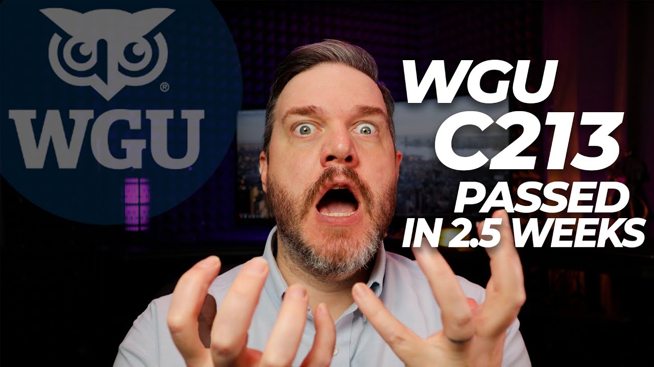 How to Pass WGU MBA C213 Accounting for Decision Makers Review