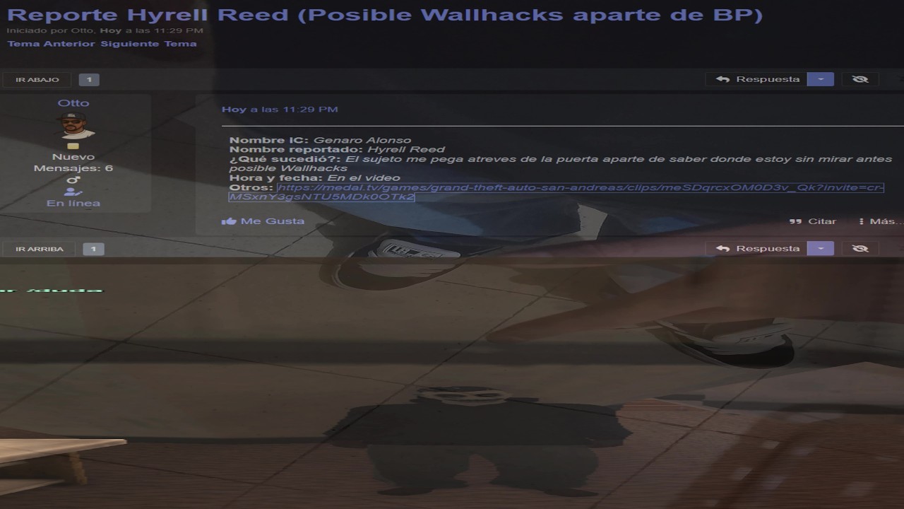 [REPORTE] Hyrell Reed posible wallhack big.rp