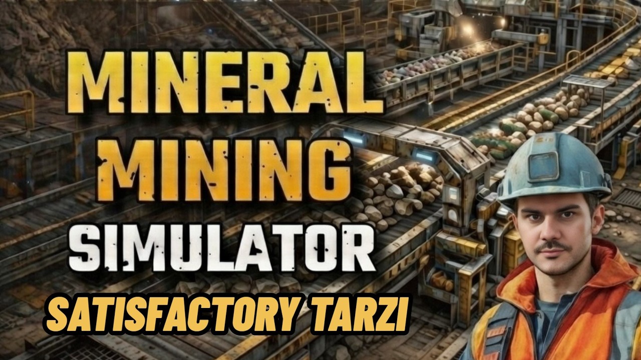 SATISFACTORY TARZI OYUN | MINERAL MINING SIMULATOR TÜRKÇE