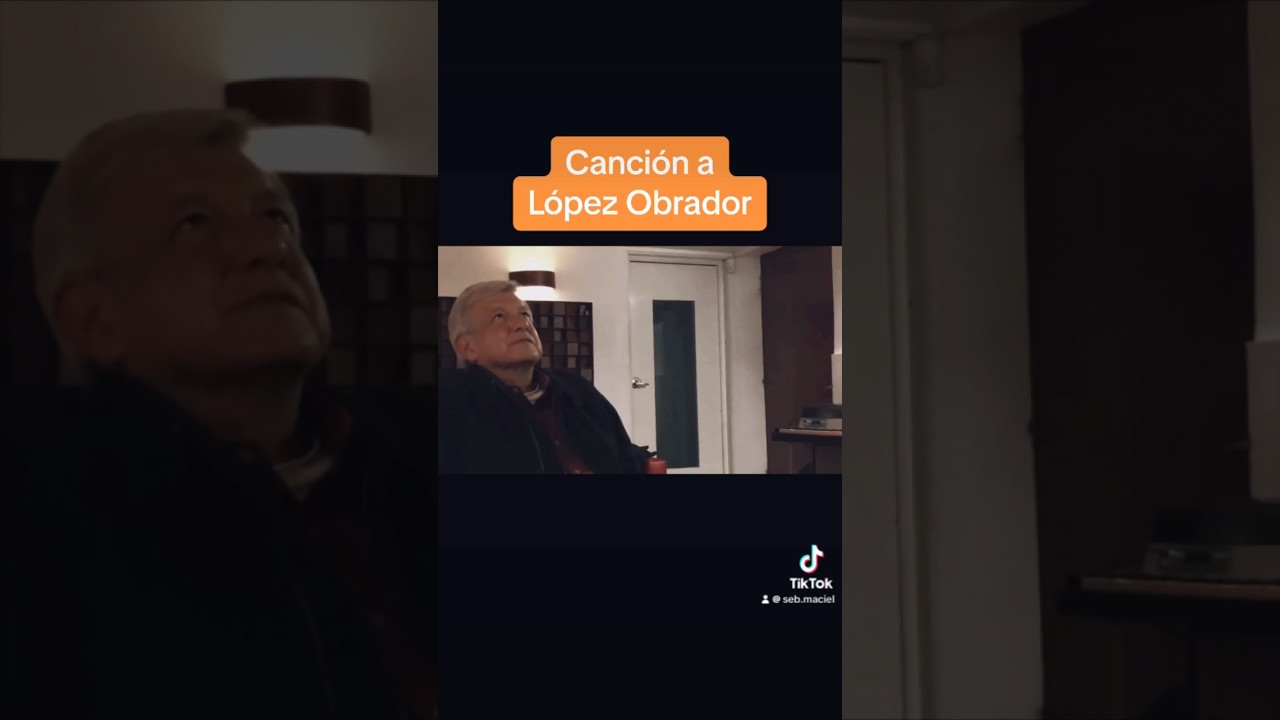 AMLO en el estudio musical #andresmanuel #l&oacute;pezobrador #shorts #fyp #musicvideo #amlovers